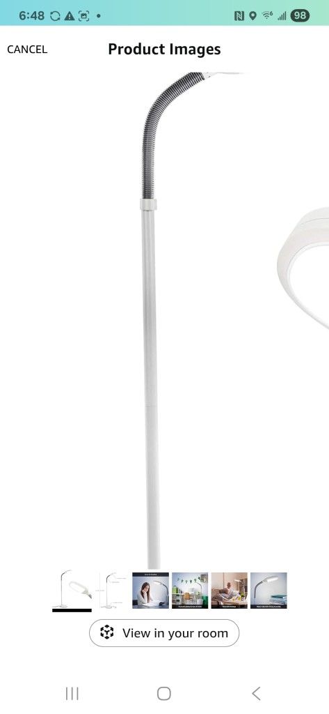 LED floor Reading Lamp