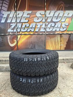 Pair Of 285/70/17. BFGOODRICH ALL TERRAIN  KO2