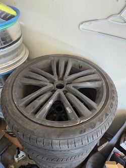 All 4 rims and tires