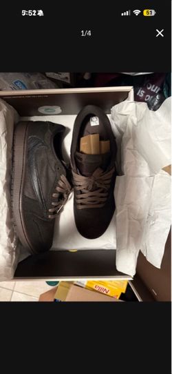 Jordan 1 low Travis Scott velvet brown