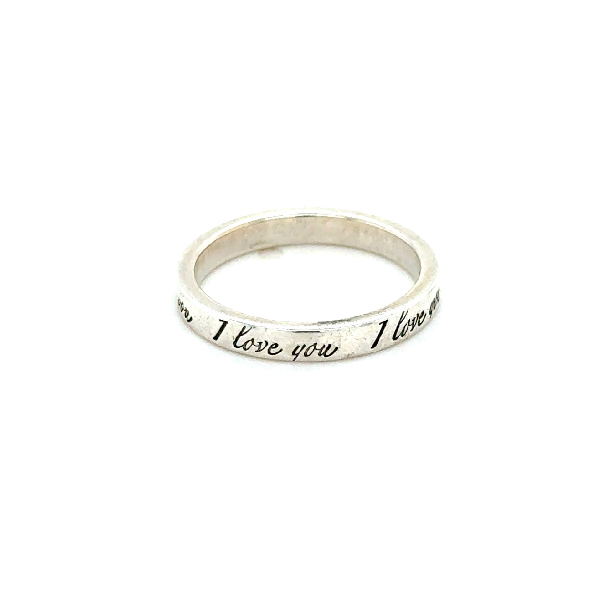 T&Co. 925 I Love You Band Ring