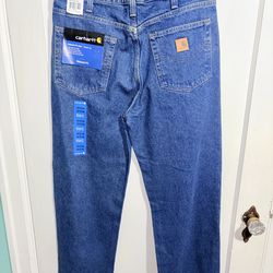 NWT Men’s Carhartt Jeans 33x36