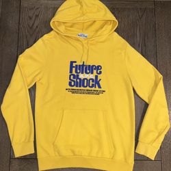 A.P.C. x Brain Dead “Future Shock” Hoodie, Yellow, Size L