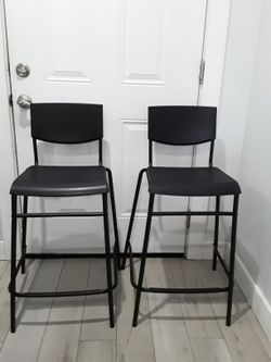 2 Bar Stools 24inches Height Seat 