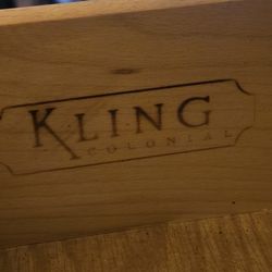 Kling By Ethan Allen Queen Anne Style Mahogany High Boy Dresser 