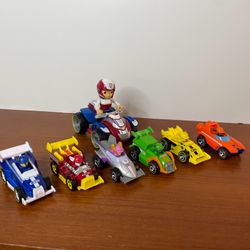 Paw Patrol Figure Ryder's Rescue ATV, True Metal Race cars Figures Vehicles LOT