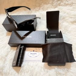 NEW PRADA Sunglasses (Black) with case