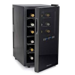 Wine Enthusiast 18 Bottle 2 Temp Touchscreen Refrigerator Cooler