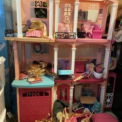 Used barbie houses for sale hotsell