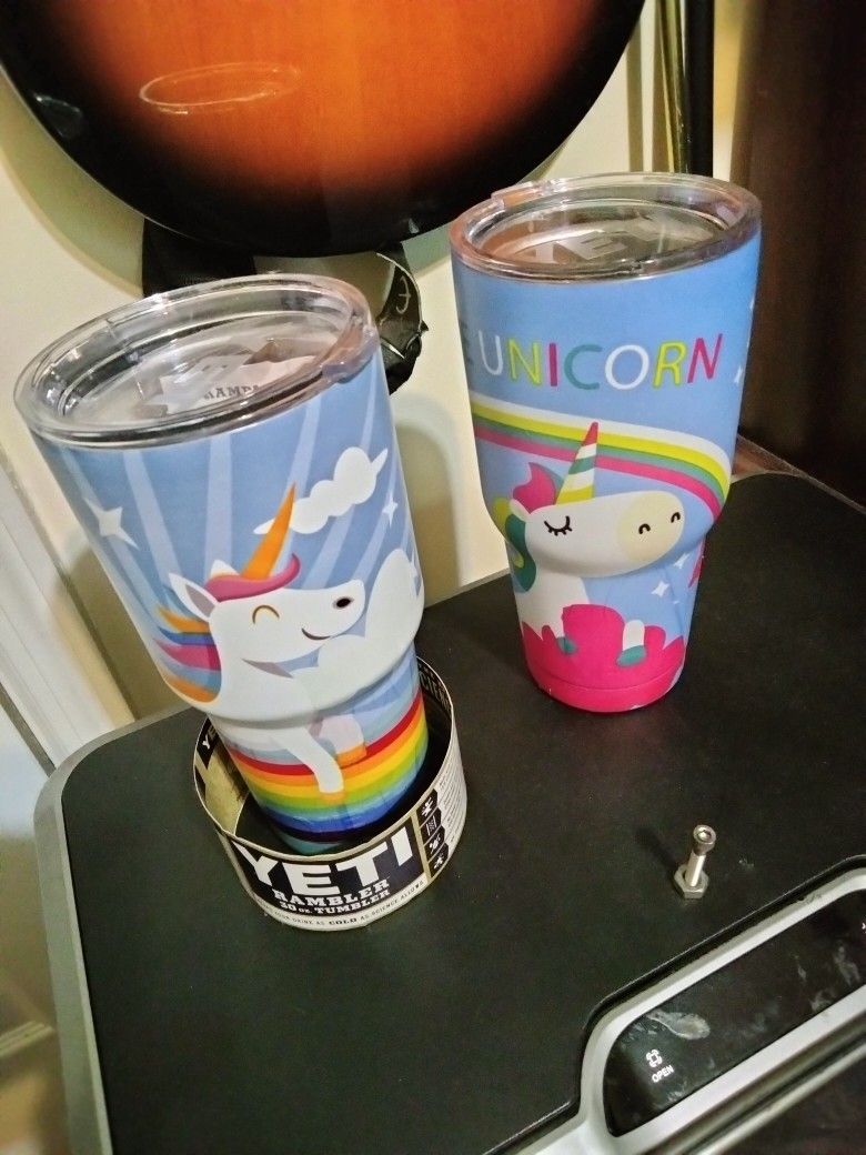 Two Yeti large tumblers, new never used!