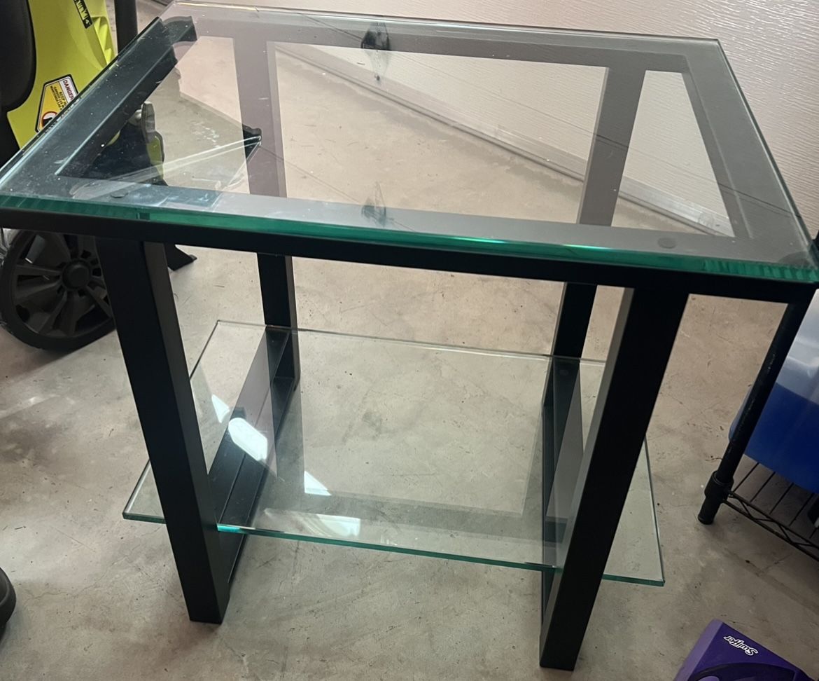 Two Crate N Barrel End Tables