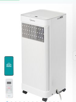 Midea 10,000 BTU Portable Air Conditioner — Smart WiFi, Remote & Window Kit