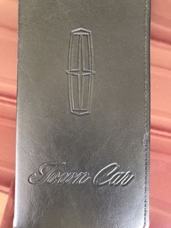 Owners Manual For 1986 Lincoln