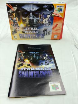 Star Wars: Shadows of the Empire - Nintendo 64- Box w Inserts Only