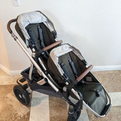 UPPA BABY VISTA DOUBLE STROLLER * USED VERY GOOD CONDITION