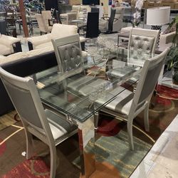 Luxurious glass table