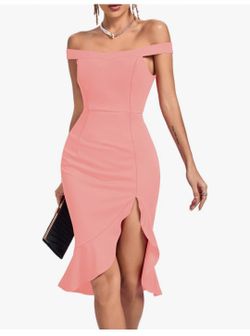High Slit Cocktail Dress 