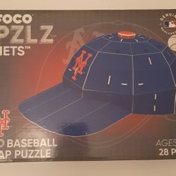 New York Mets FOCO PZLZ 3D Baseball Cap Puzzle. Unopened!