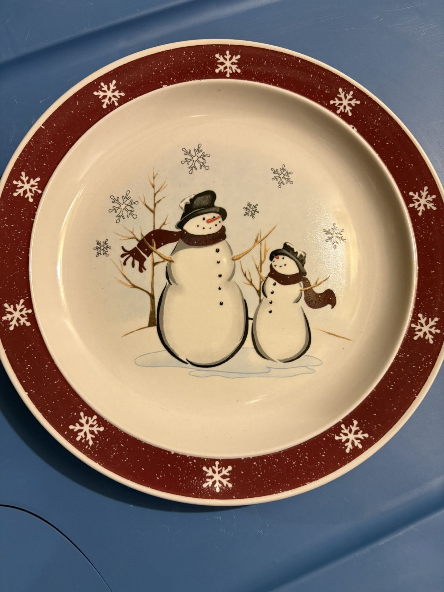 Vintage Royal Seasons Snowman Stoneware 12 Place Settings With Serveware And Accessories