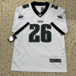 Philadelphia Eagles Nfl White Jersey #26 Barkley
