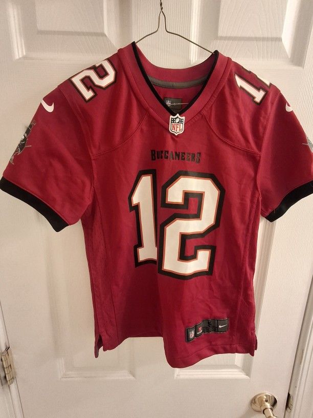 Tampa Bay Buccaneers Brady 12 Youth Small Nfl Football Jersey 