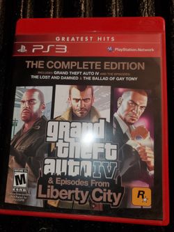 PS3 grand theft auto 4 Liberty City complete edition