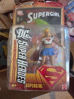2006 Mattel DC Super Heroes Series 2 Supergirl Action Figure w/Comic Sealed
