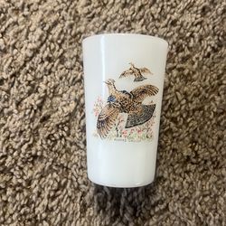 Federal Glass Milk Glass Shot Glass f