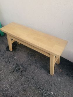 Wooden Bench 