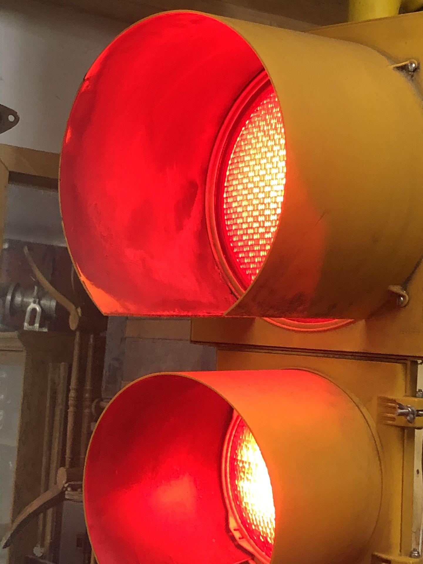 Fire station traffic light