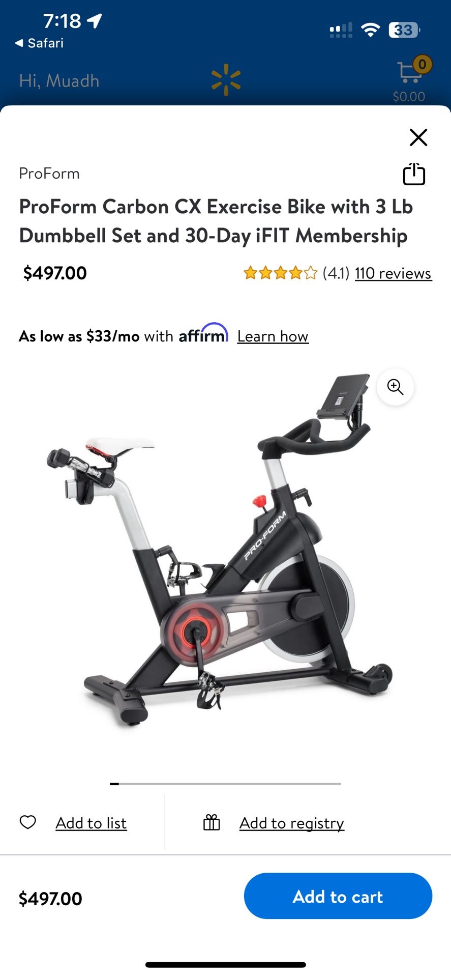 Exercise Bike