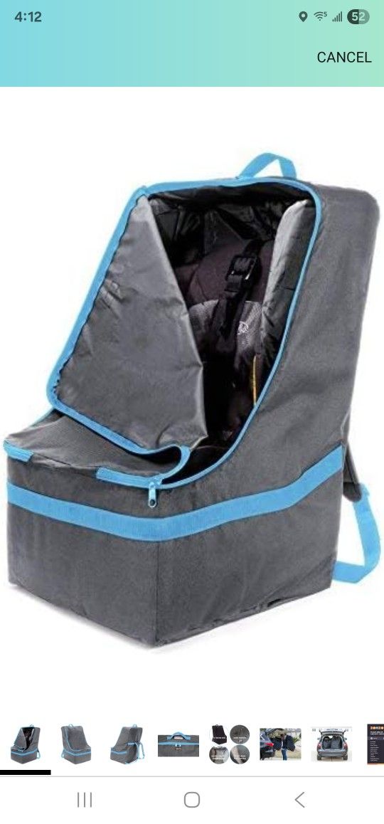 Car Seat Travel Bag
