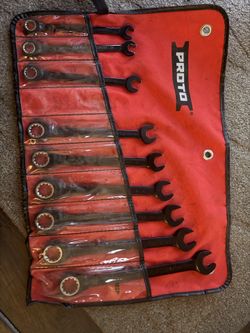 PROTO metric ratchet wrench set ( 10-19mm but missing 13mm)