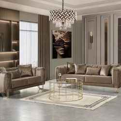 Santana Coffee Sofa & Loveseat♥️ Black Friday Special⭐️