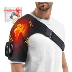 Cordless Portable Shoulder Heating Pad & Massager