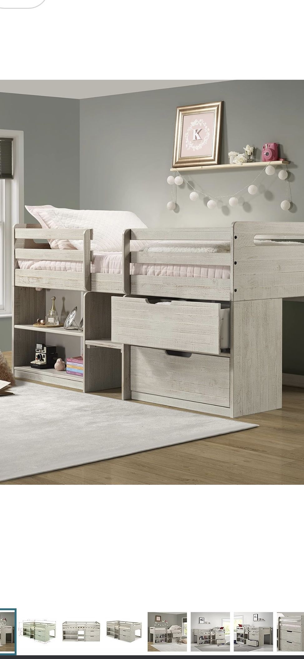 Low Loft Twin Beds With Storage