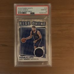 Luka Doncic Rookie Patch Card PSA 10