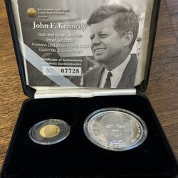 2013 Ireland JFK Gold & Silver Proof Coin Set – Gold & Silver – COA