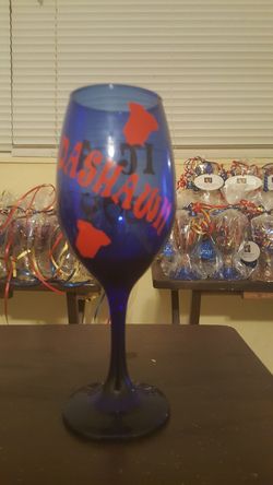 Personalized wine glasses