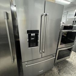 KitchenAid French Door Counter Depth Fridge Stainless Steel 