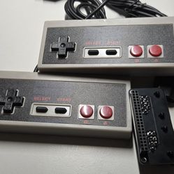 Retro Famicom-Style Controllers + GPIO Adapter (for Raspberry Pi Zero)