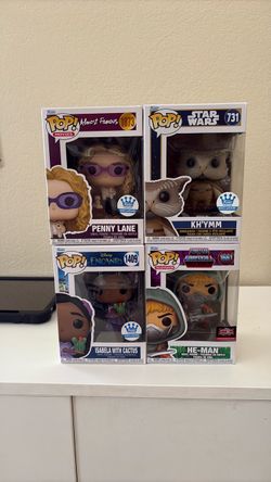 Funko Pop Lot of 4 Exclusive Figures 25$ for all