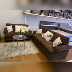 2 Pc Livingroom sofa set || Sofa And loveseat ||