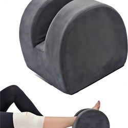 Knee Replacement Pillow for Recovery - Leg Elevation Pillow with Firm Foam for Post-Surgery Sleeping, Hip & Ankle Pain Relief & Swelling Reduction, In