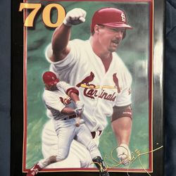 1999 Bradford Exchange Mark McGwire King of Swing Ceramic Plate 