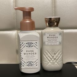 NEW Pure Wonder Hand Soap & Lotion