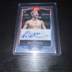 2025 Topps Chrome UFC - Chrome Rookie Autographs Rinya Nakamura #CRA-RN (AU, RC)