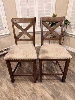 Counter Height Bar Chairs Set of 2