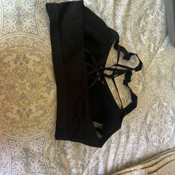 Victoria Secret Black work out Sports bra size 38C