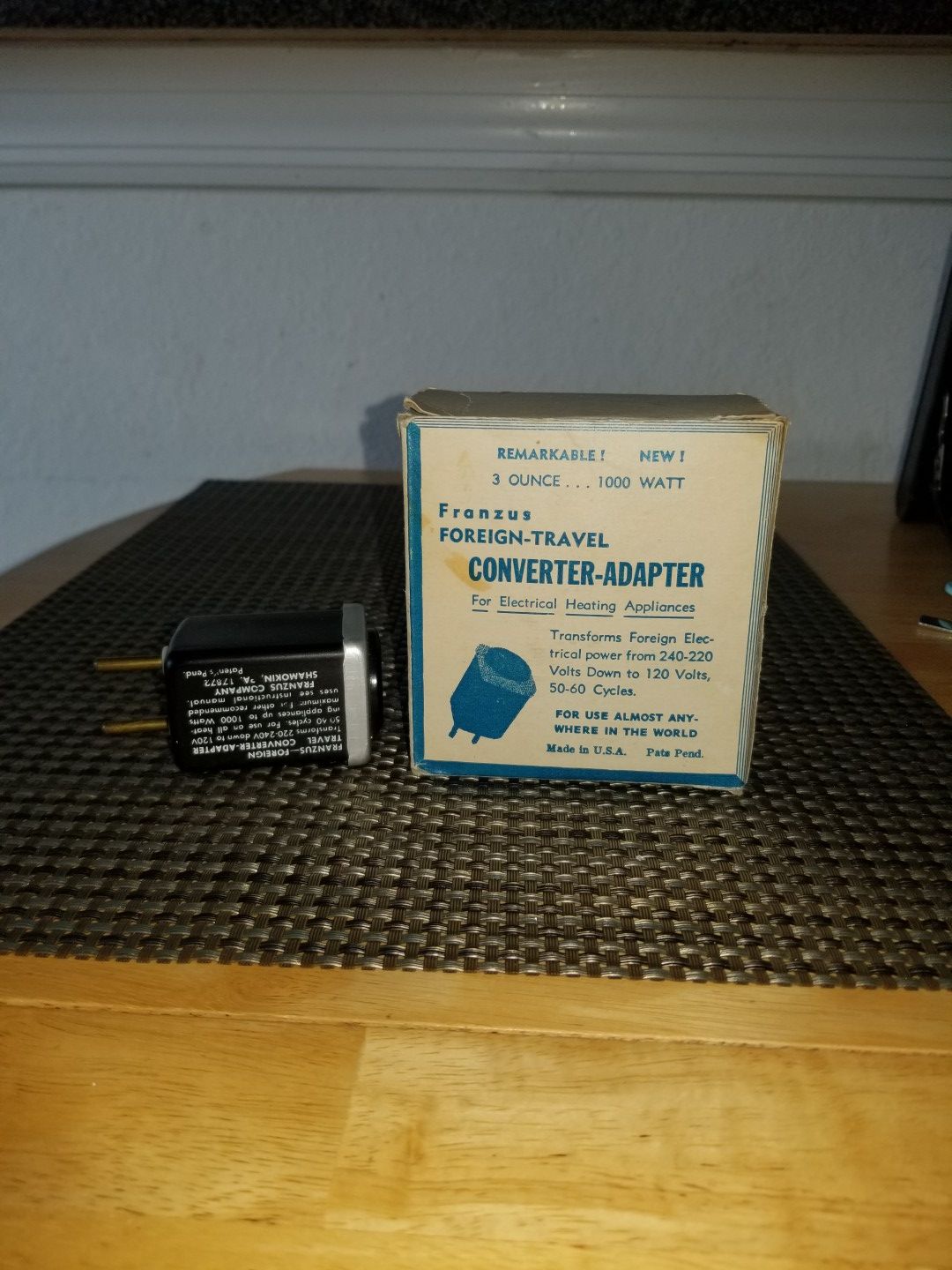 Franzus foreign converter-adapter